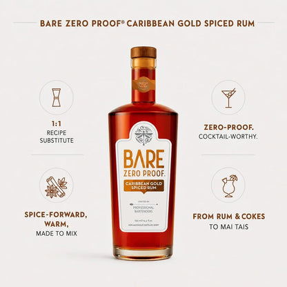 BARE Zero Proof - Caribbean Gold Spiced Rum