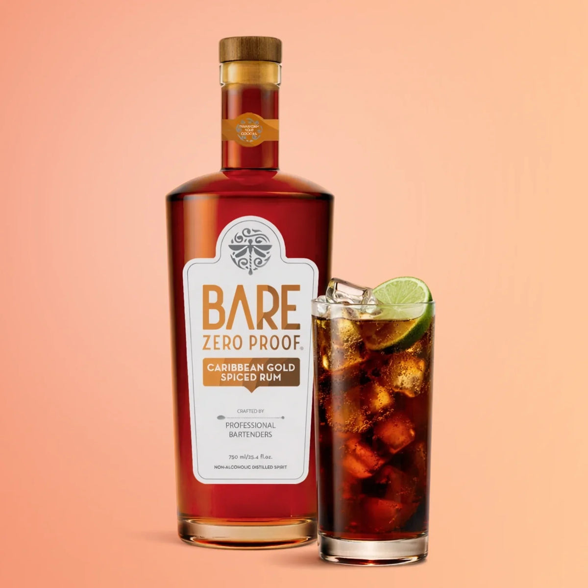 BARE Zero Proof - Caribbean Gold Spiced Rum